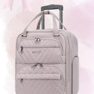 larvender carry on luggage set 22x14x9 airline approved, expandable 20 inch carry on suitcases with wheels, lightweight luggage sets 3 pieces with backpack, champagne